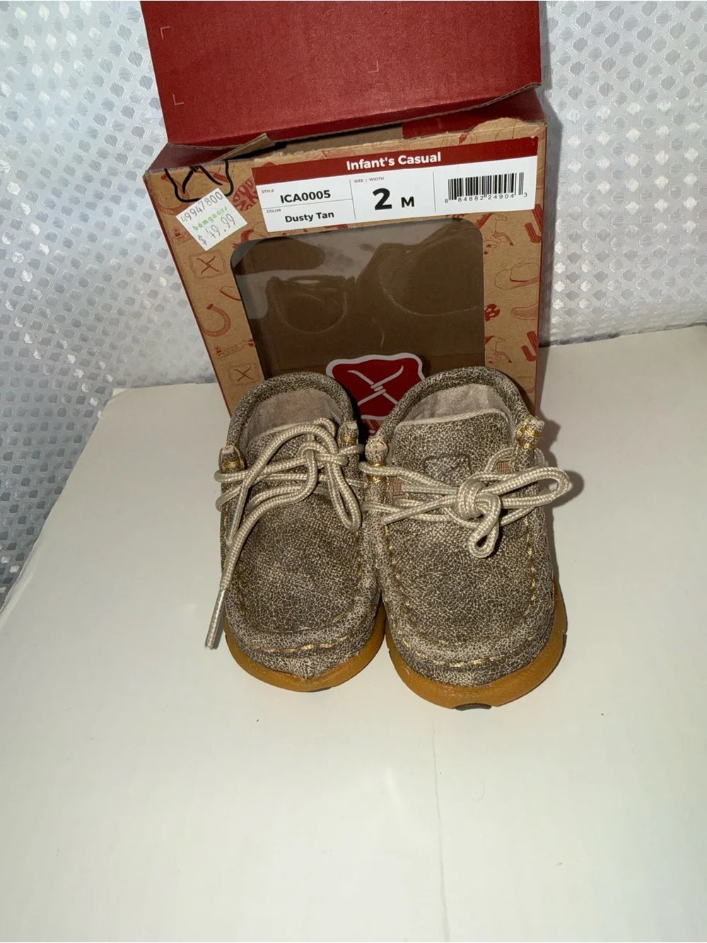 Infant's Casual Shoes Dusty Tan Size 2 M